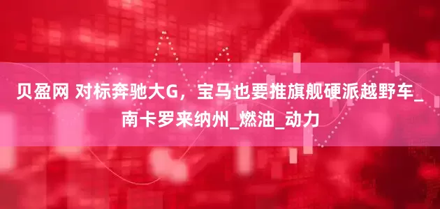 贝盈网 对标奔驰大G，宝马也要推旗舰硬派越野车_南卡罗来纳州_燃油_动力